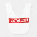 Epic Fail Stamp Baby Bib