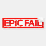 Epic Fail Stamp Bumper Sticker