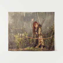 Epic Fantasy Archer in Enchanted Forest