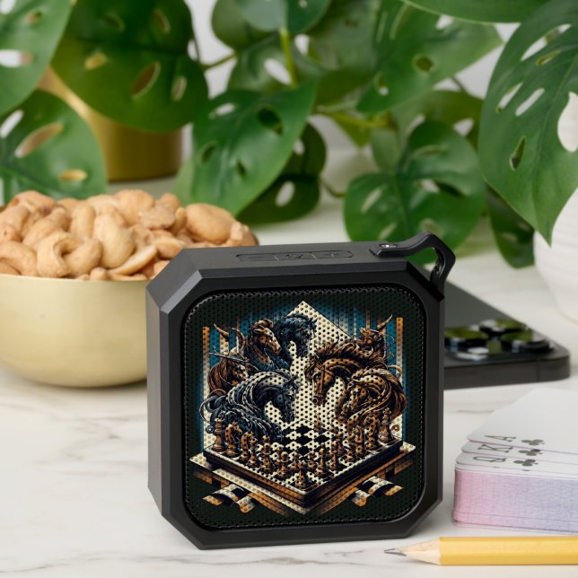 Epic Fantasy Chess with Knight Horses Bluetooth Speaker (Insitu(Table))
