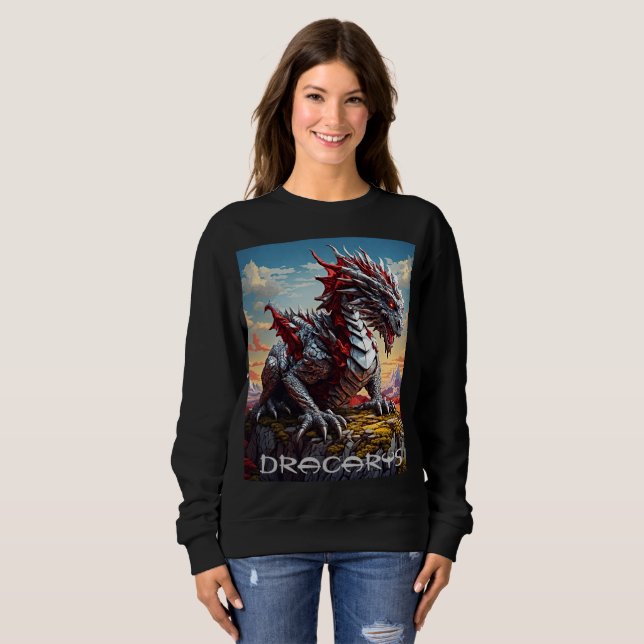 Epic Fantasy Dragon "Dracarys" T-Shirt Sweatshirt (Front Full)