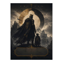 Epic Fantasy King Father Art Poster