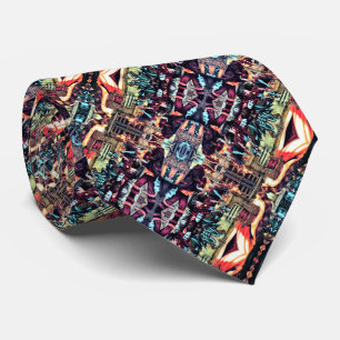 Epic Fantasy Satin Foulard Tie