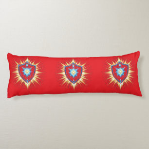Epic Fantasy Shield with Radiant Energy Burst – Ma Body Pillow