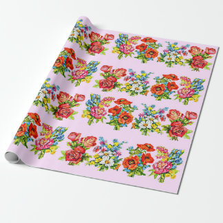 epic floral flower collection print wrapping paper