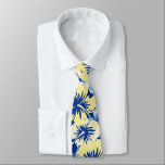 Epic Floral Hibiscus Hawaiian Two-sided Printed Neck Tie<br><div class="desc">Royal blue, yellow, ecru, and baby blue Colorway. Tropical vintage print inspired by the aloha shirts of the sixties & seventies. Epic sized hibiscus flowers create this tropical pattern. Fun tie for that less conservative male with a sense of humor & a passion of the islands of Hawaii. These designs...</div>