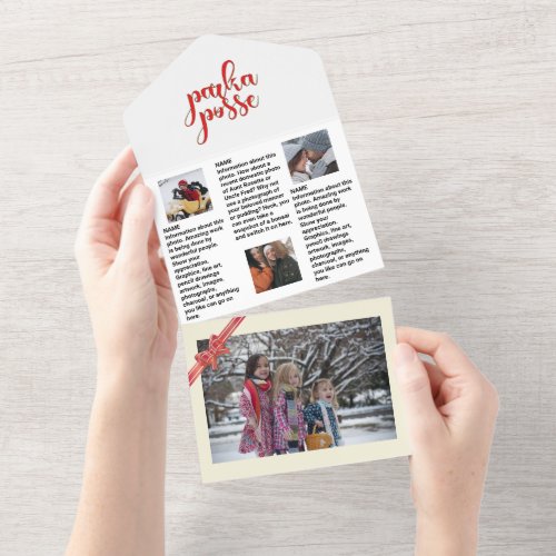 Epic Fun Christmas Family Update Newsletter All In One Invitation