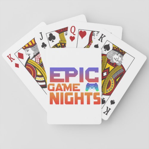 Epic Game Nights Playing Cards