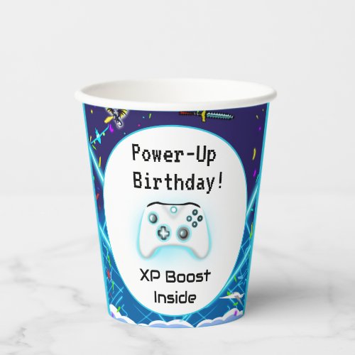 Epic Gamer Happy Birthday Critical Hit! Paper Cups