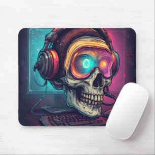 Epic Gamer Skull Mouse Pad