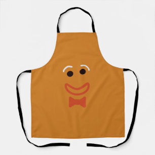 Epic Gingerbread Man Face Fun Cookie Christmas Apron