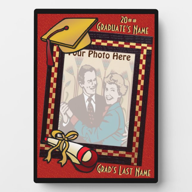 Epic Graduation - Personalized Photo Plaque (Front)