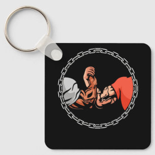 Epic Handshake Swole Bro Handshake Bodybuilding Fi Keychain