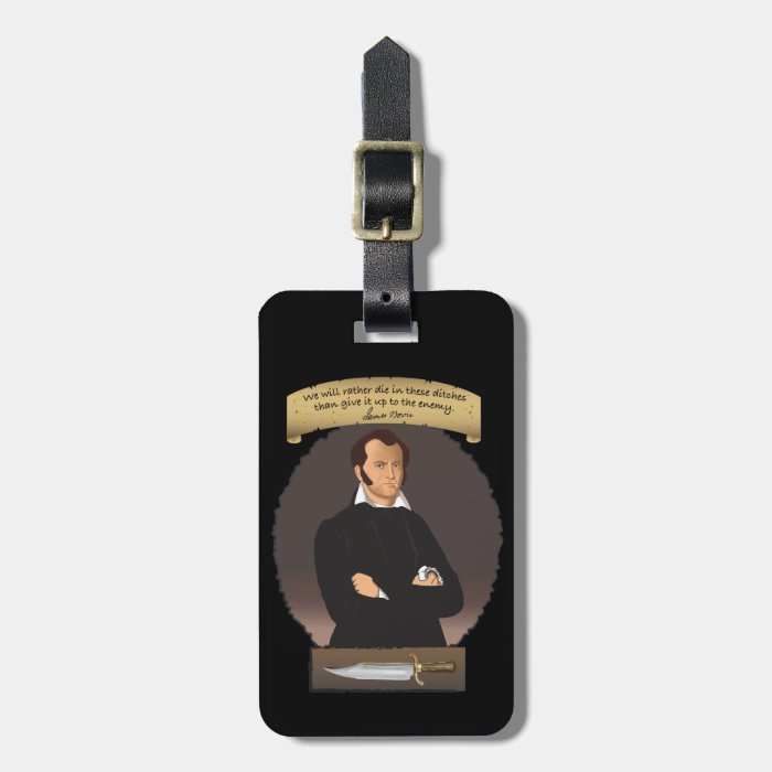 Epic Hero James Bowie Tag For Bags
