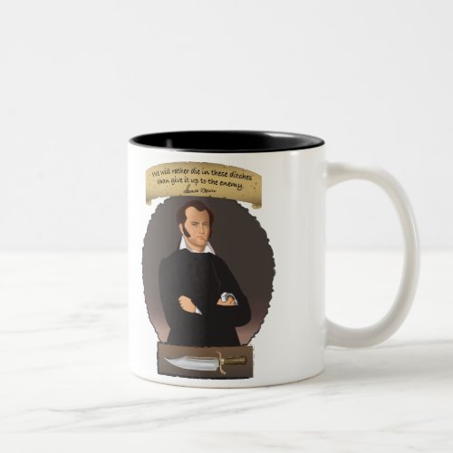 Epic Hero James Bowie Two_Tone Coffee Mug