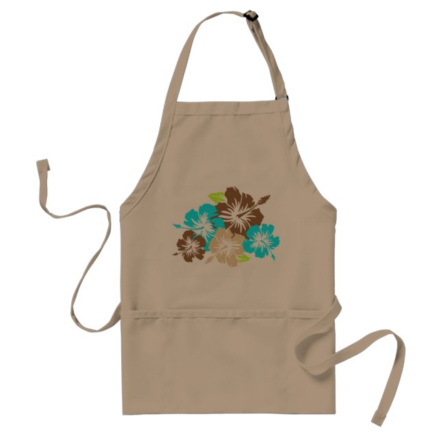Epic Hibiscus Chef's Apron (Front)
