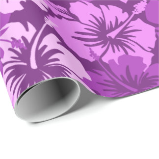 Epic Hibiscus Floral Hawaiian Wrapping Paper