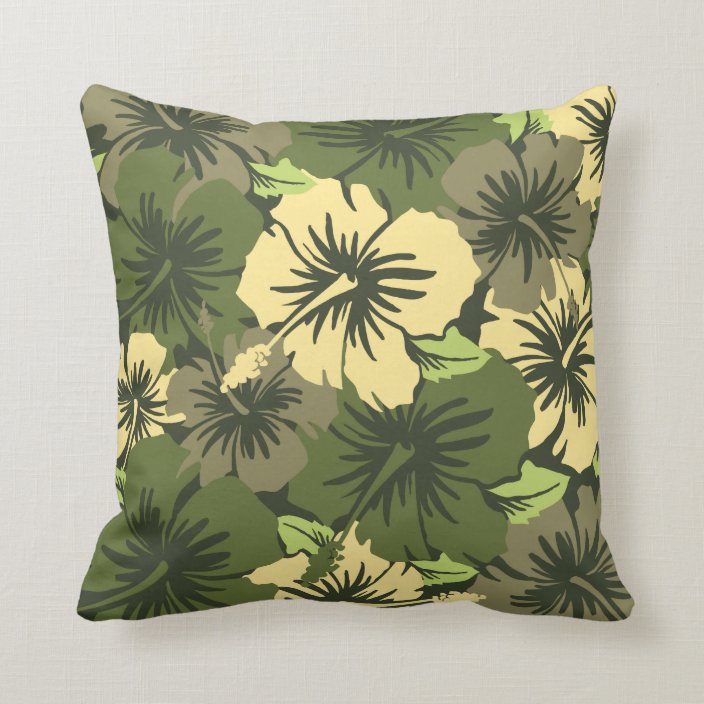 Epic Hibiscus Hawaiian Decorative Square Pillows