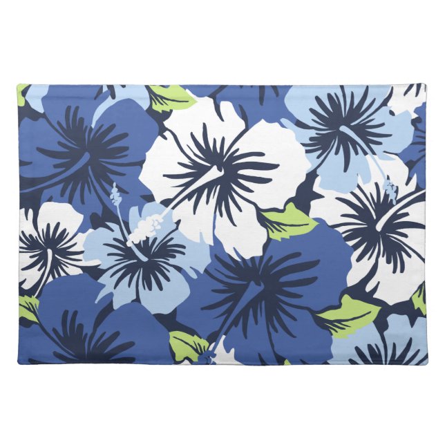 Epic Hibiscus Hawaiian Dinner Placemats (Front)
