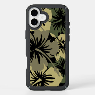 Epic Hibiscus Hawaiian Floral Aloha Khaki iPhone 16 Plus Case