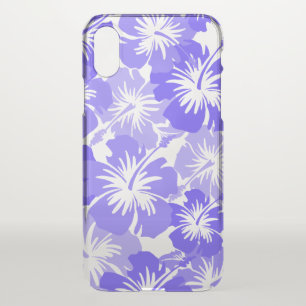 Epic Hibiscus Hawaiian Floral Aloha - Lavender iPhone X Case