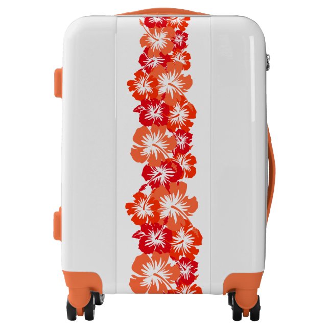 Epic Hibiscus Hawaiian Floral Aloha Luggage (Front)