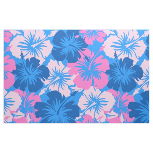 Epic Hibiscus Hawaiian Floral Aloha Shirt Print Fabric
