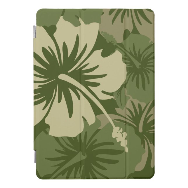Epic Hibiscus Hawaiian Floral iPad Smart Cover (Front)