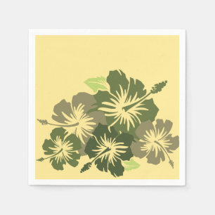 Epic Hibiscus Hawaiian Floral Napkins