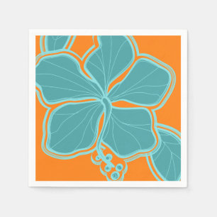 Epic Hibiscus Hawaiian Floral Napkins