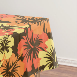 Epic Hibiscus Hawaiian Floral Tablecloth