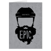 Epic Hockey Playoff Beard (Front)