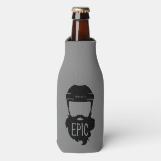 Epic Hockey Playoff Beard Bottle Cooler