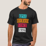 Epic Husband Since 1996  26 Wedding Anniversary Vi T-Shirt<br><div class="desc">Epic Husband Since 1996  26 Wedding Anniversary Vintage.</div>