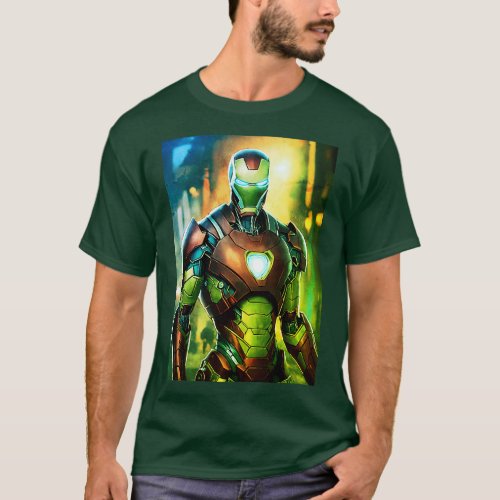 Epic Iron man Battle Premium Fighting Design T_S T_Shirt