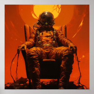 Epic Journey: Captivating Spacescape Poster in Oli