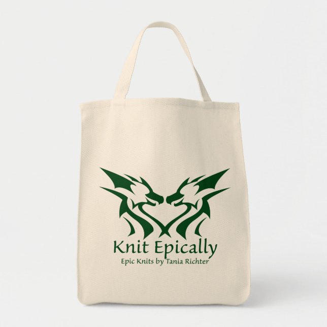 Epic Knits Tote Bag (Front)