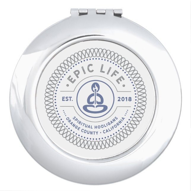Epic Life Spiritual Hooligan Compact Makeup Mirror (Front)