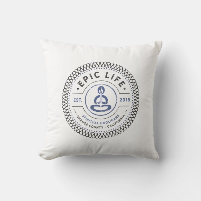 Epic Life Spiritual Hooligan Pillow (Front)
