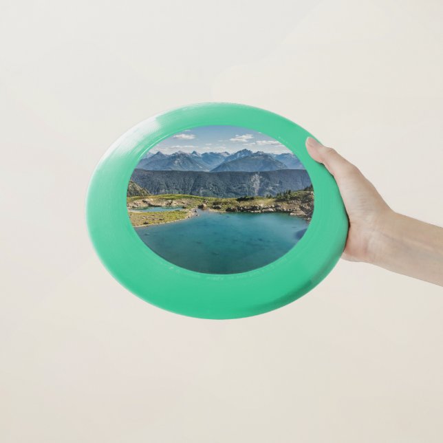 Epic Mountain and Lakes Wham-O Frisbee (In Hand)