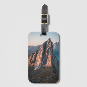 Epic Mountain Norway Landscape Photo Luggage Tag