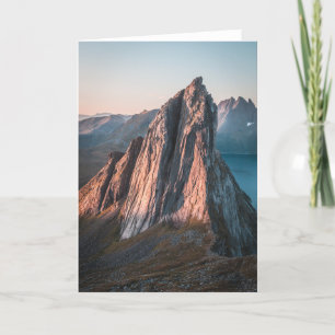 Epic Mountain Norway Photo Card