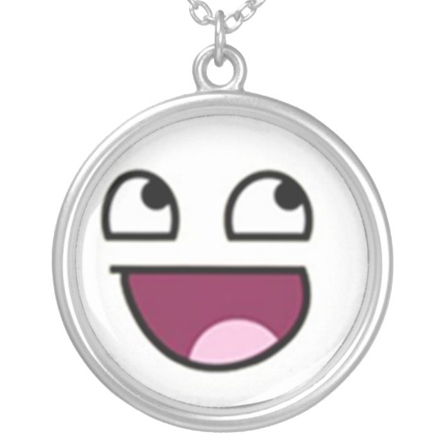 Epic Nachos Silver Plated Necklace (Front)