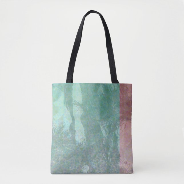 Epic Palm Tree Water Reflection Tote Bag (Front)