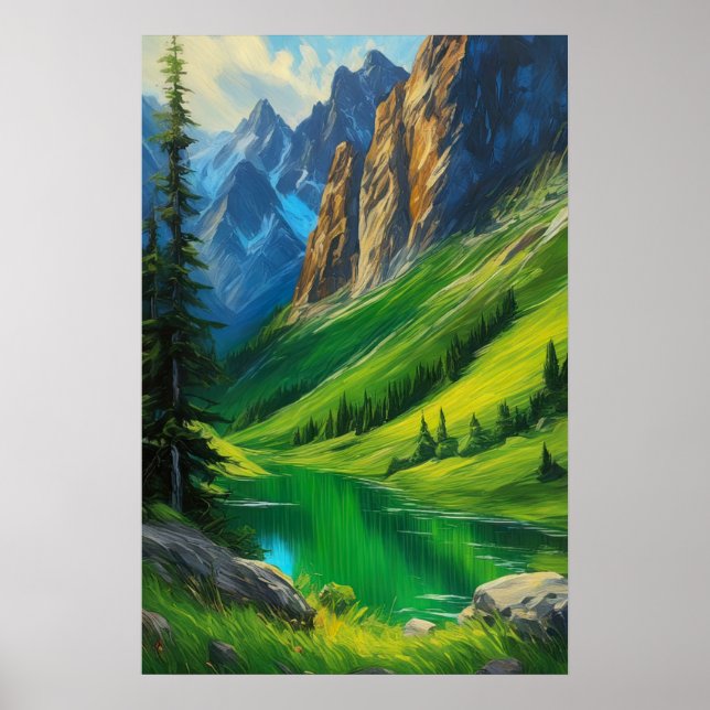 Epic Panorama, Green Valley's Dance Poster (Front)