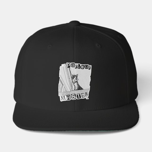 Epic Parkour Master Fun Punk Kitty Design Visor (Front)