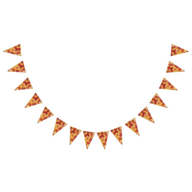 Epic Pizza Party, 'cause It's Your Birthday, Jojo! Bunting Flags (All)