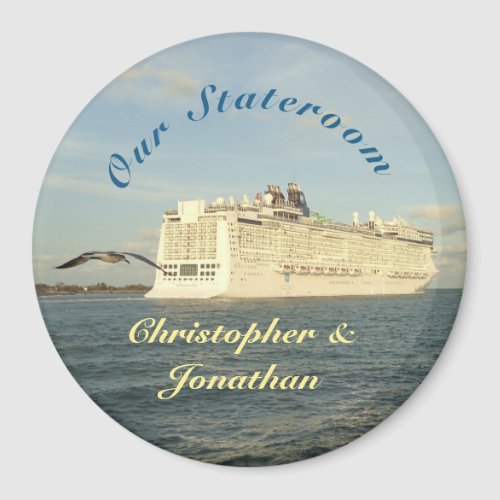 Epic Pursuit Personalized Stateroom Door Marker Magnet