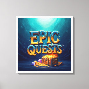 Epic Quests Canvas Print