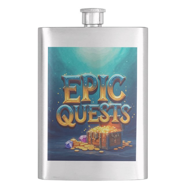 Epic Quests  Flask (Front)